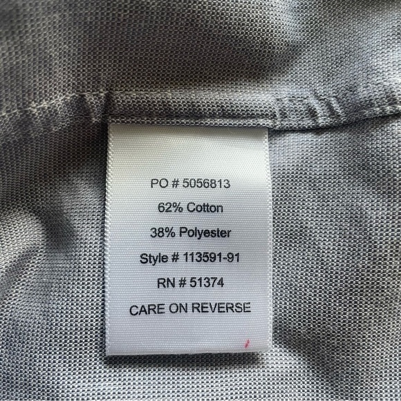 Doc & Amelia Men's Shirt Button Down - Gray - Size Large - Great condition - Picture 7 of 8